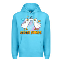 Ocean Blue goose bumps Premium Hoodie - JahusDesignShop
