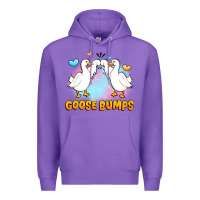 Purple goose bumps Premium Hoodie - JahusDesignShop