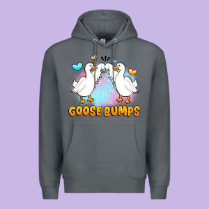 Goose Bumps Premium Hoodie Designed By Jahusdesignshop