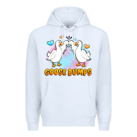 White goose bumps Premium Hoodie - JahusDesignShop