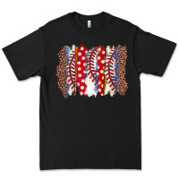 Black baseball brushstroke Premium Tee - Zillion Design Studio