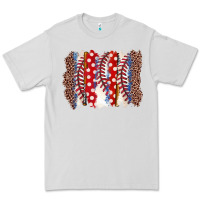 Dove Grey baseball brushstroke Premium Tee - Zillion Design Studio