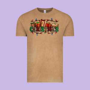 Western Christmas Gifts Vintage Tee Designed By Adodesignshop