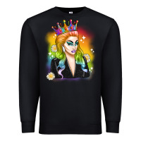 Black drag queen Premium Sweatshirt - Artiststas