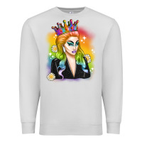 Dove Grey drag queen Premium Sweatshirt - Artiststas