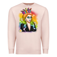 Pale Pink drag queen Premium Sweatshirt - Artiststas