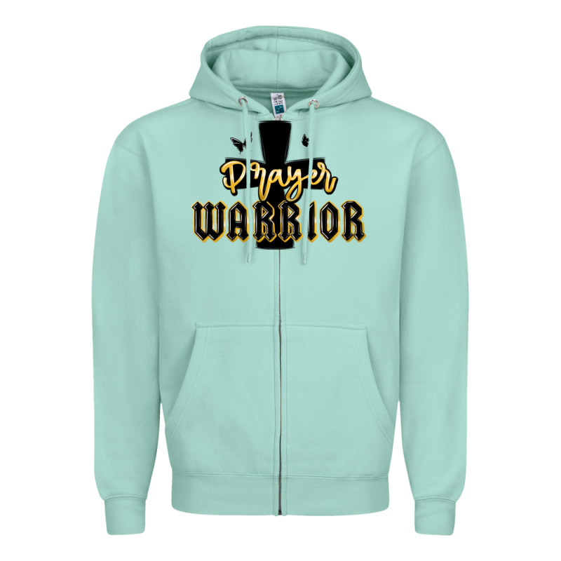 Christian Prayer Warrior Zipper Hoodie by MaliasSmallBusiness | Teevron