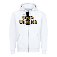 White christian prayer warrior Zipper Hoodie - MaliasSmallBusiness