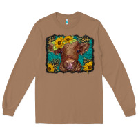 Toasted Coconut western leopard buffalo plaid baby highland cow Long Sleeve Tee - BarkalooDesign