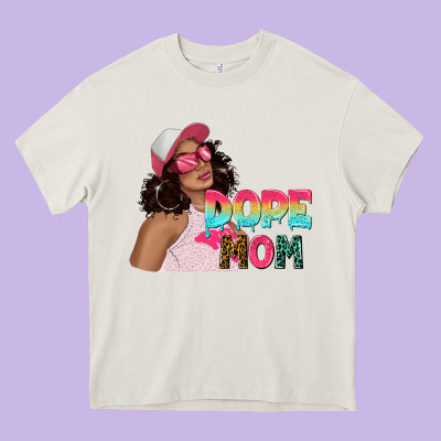 Pink Sunglasses Afro Black Girl Dope Mom Heavy Core Tee Designed By Texasbilliewilder
