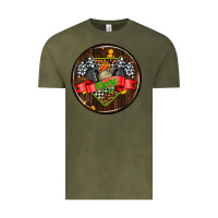 Vintage Olive race coasters Vintage Tee - AdoDesignShop