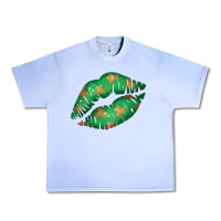 Grape Ice St. Patrick's Day Lip Urban Heavy Tee - Jasminsmagicworld