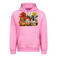 Fuchsia Pink fall farm animals Urban Hoodie - CowGirlArtShop