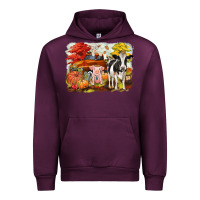 Mauve Wine fall farm animals Urban Hoodie - CowGirlArtShop