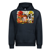 Navy fall farm animals Urban Hoodie - CowGirlArtShop