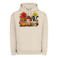 Pigment French Oak fall farm animals Urban Hoodie - CowGirlArtShop