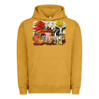 Pigment Peanut Butter fall farm animals Urban Hoodie - CowGirlArtShop