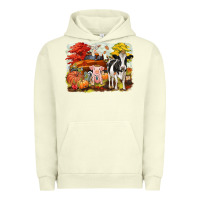 Pigment Pistachio fall farm animals Urban Hoodie - CowGirlArtShop