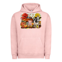 Pigment Salmon fall farm animals Urban Hoodie - CowGirlArtShop