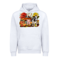 White fall farm animals Urban Hoodie - CowGirlArtShop