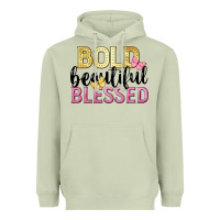 Matcha bold beautiful blessed Heavyweight Hoodie - LillyAllenDesigns