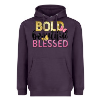 Plum bold beautiful blessed Heavyweight Hoodie - LillyAllenDesigns
