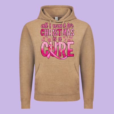 All I Want For Christmas Is A Cure Vintage Hoodie Designed By Jahusdesignshop