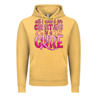Vintage Mustard all i want for christmas is a cure Vintage Hoodie - JahusDesignShop