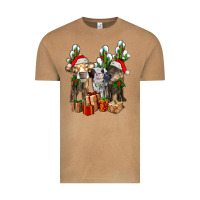 Vintage Camel western christmas cows and cactuses Vintage Tee - AdoDesignShop