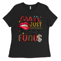 Black girls just wanna have funds Ladies Tee - JahusDesignShop