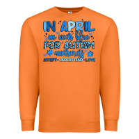 Carrot in april we wear blue for autism awareness Premium Sweatshirt - Artiststas