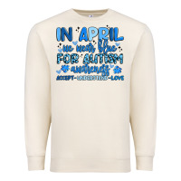 Sandshell in april we wear blue for autism awareness Premium Sweatshirt - Artiststas