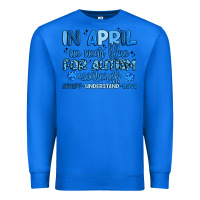 True Royal in april we wear blue for autism awareness Premium Sweatshirt - Artiststas