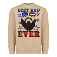 Mushroom best dad ever american flag Heavyweight Sweatshirt - Artiststas