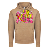 Vintage Coffee breast cancer go fight cure softball Vintage Hoodie - JahusDesignShop