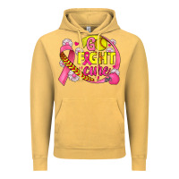 Vintage Mustard breast cancer go fight cure softball Vintage Hoodie - JahusDesignShop