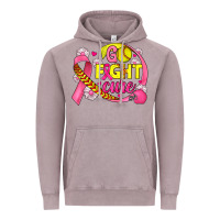Vintage Zinc breast cancer go fight cure softball Vintage Hoodie - JahusDesignShop