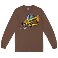 Chestnut Compact Track Loader Long Sleeve Tee - LillyAllenDesigns