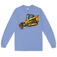 Colony Blue Compact Track Loader Long Sleeve Tee - LillyAllenDesigns