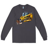 Smoke Compact Track Loader Long Sleeve Tee - LillyAllenDesigns