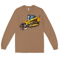 Toasted Coconut Compact Track Loader Long Sleeve Tee - LillyAllenDesigns