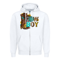 White western cowboy Zipper Hoodie - NancyCooperArtShop