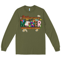 Army Green difference maker paraprofessional Long Sleeve Tee - JahusDesignShop
