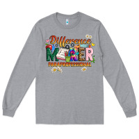 Heather Grey difference maker paraprofessional Long Sleeve Tee - JahusDesignShop