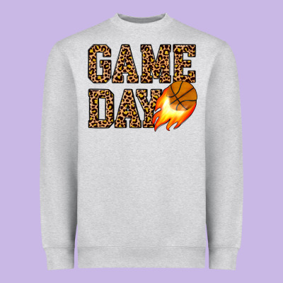 Game Day Basketball Heavyweight Sweatshirt Designed By Jahusdesignshop