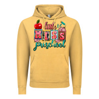 Vintage Mustard little miss preschool Vintage Hoodie - AdoDesignShop