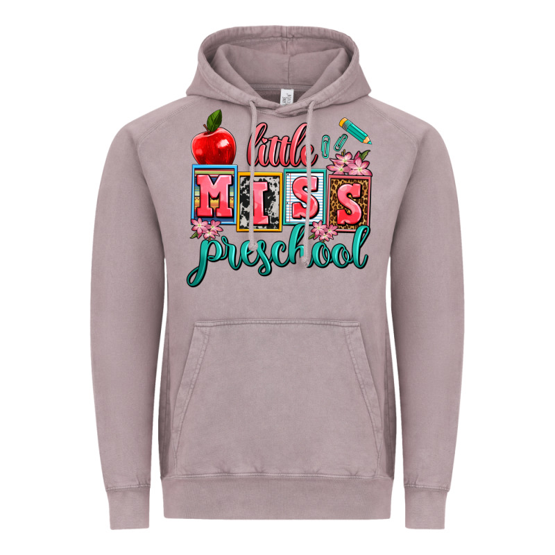 Little Miss Preschool Vintage Hoodie by AdoDesignShop | Teevron