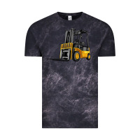 Cloud Black forklift Vintage Tee - Artiststas