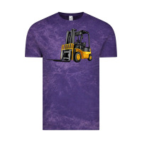 Cloud Purple forklift Vintage Tee - Artiststas