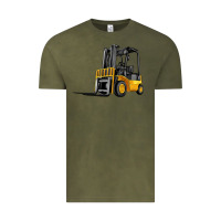 Vintage Olive forklift Vintage Tee - Artiststas